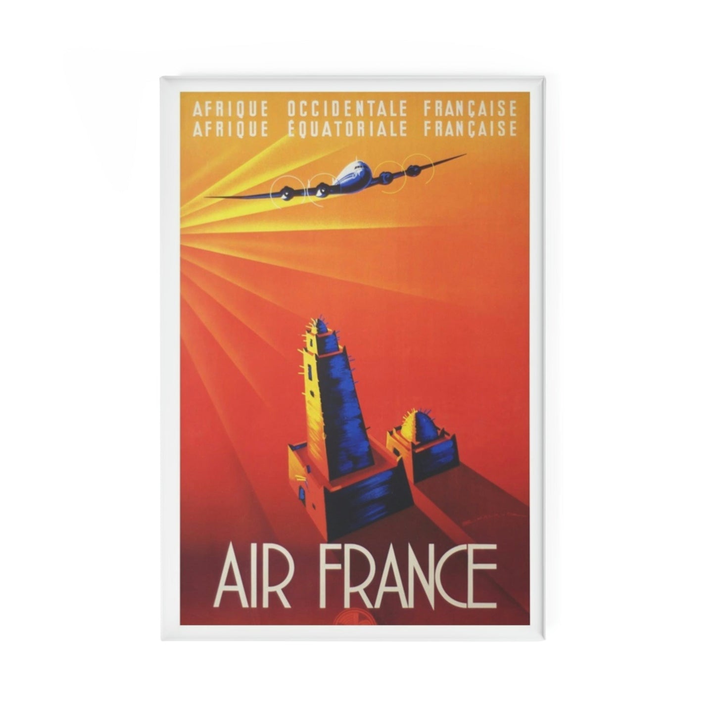 Afrique Air France Magnet
