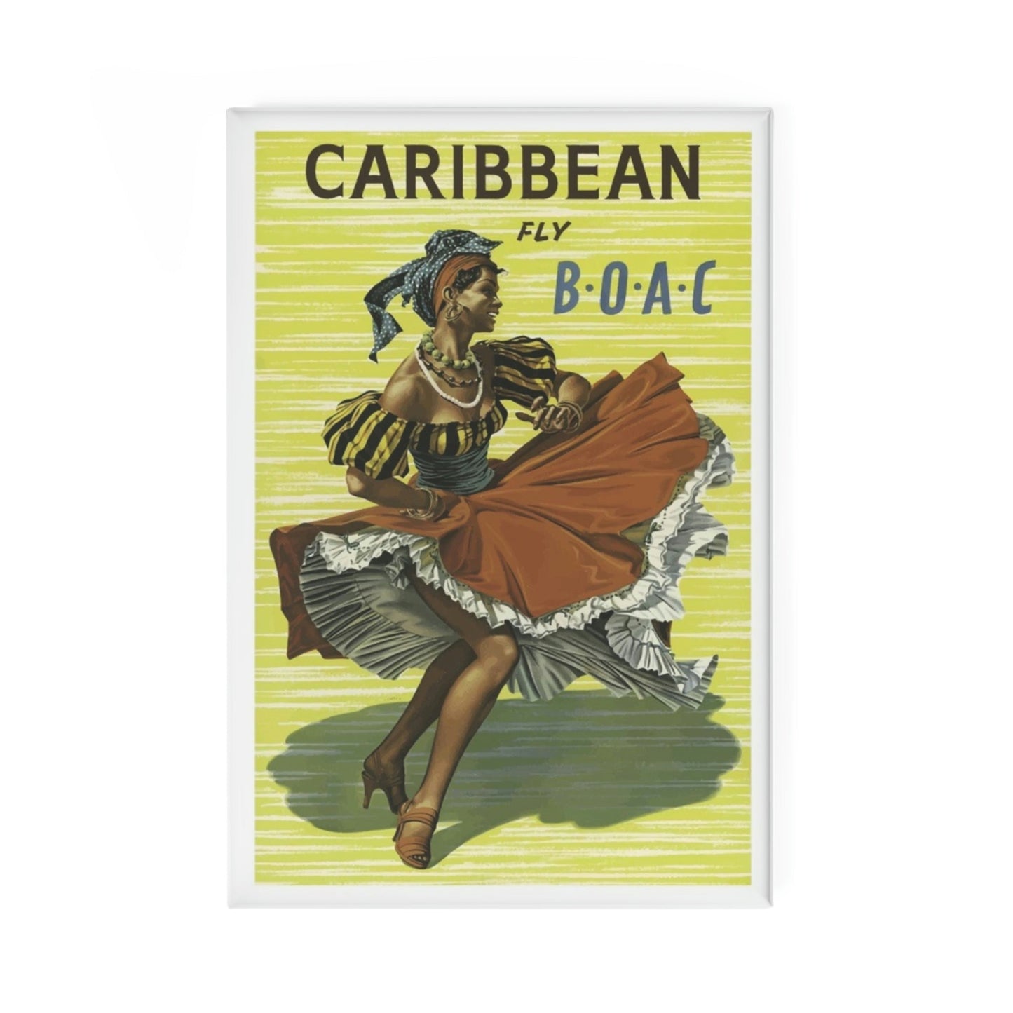 Caribbean BOAC Magnet