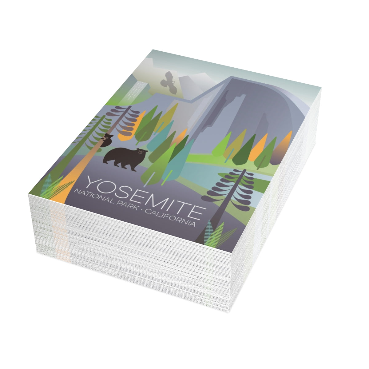 Yosemite National Park Folded Matte Notecards + Envelopes (10pcs)