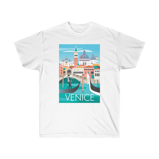 VENICE Unisex-T-Shirt aus ultra-Baumwolle