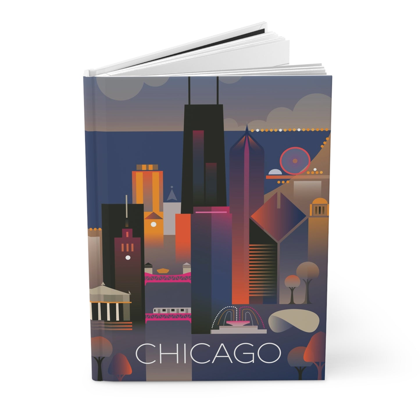 Chicago Hardcover-Tagebuch