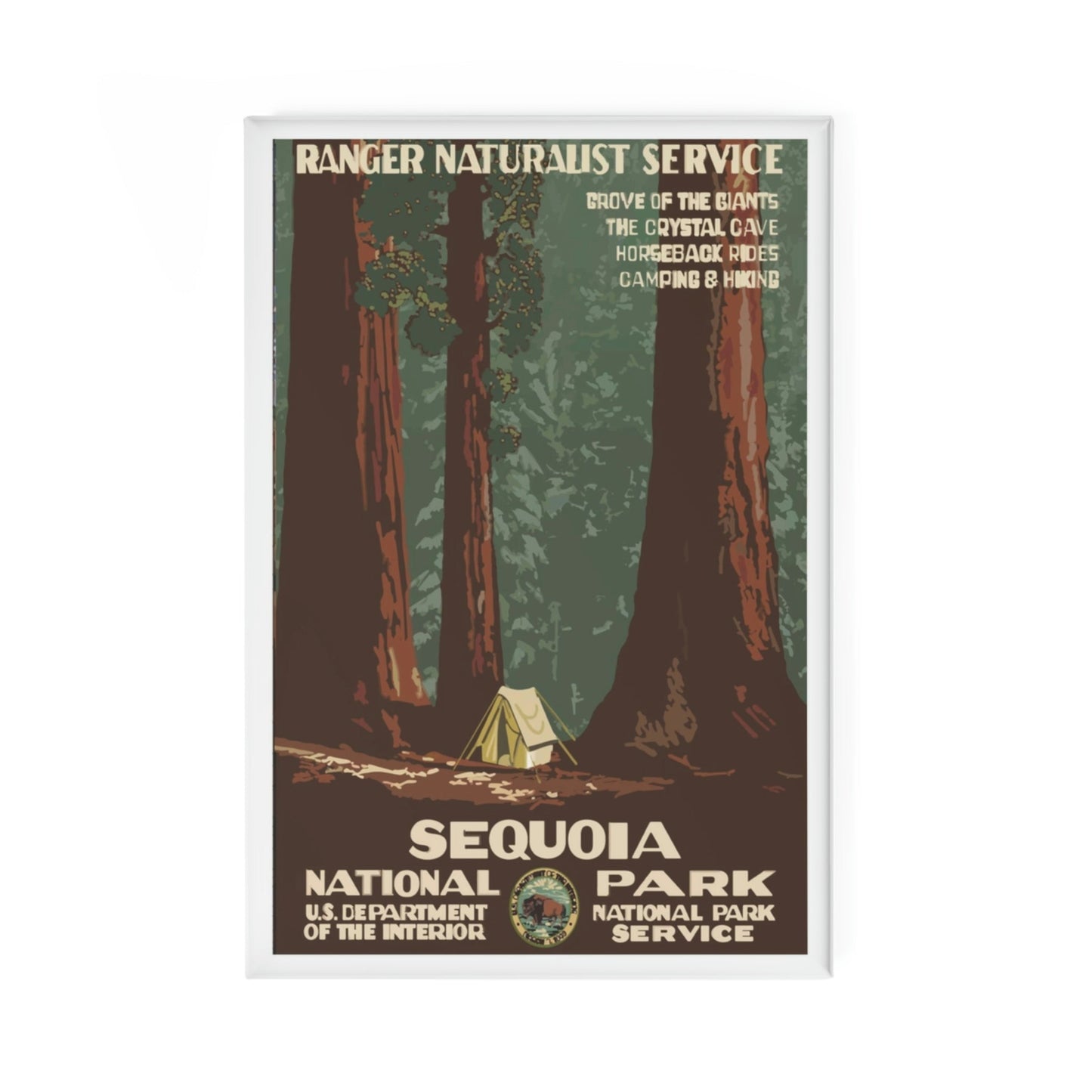 Sequoia National Park WPA Magnet