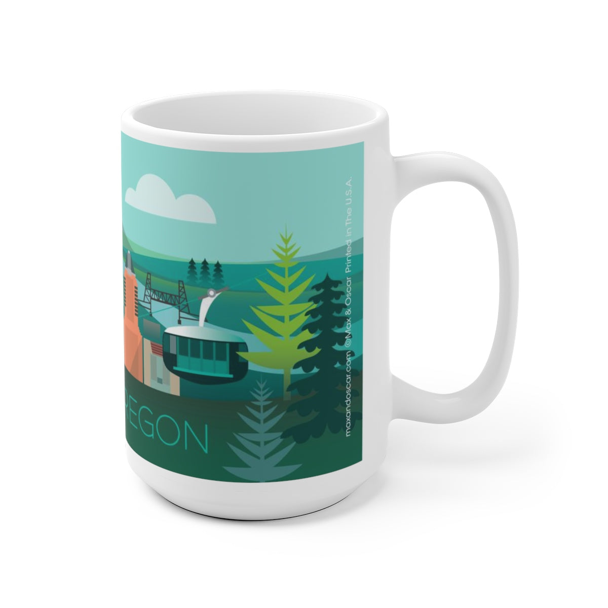 PORTLAND, OREGON 11 OZ OR 15 OZ CERAMIC MUG