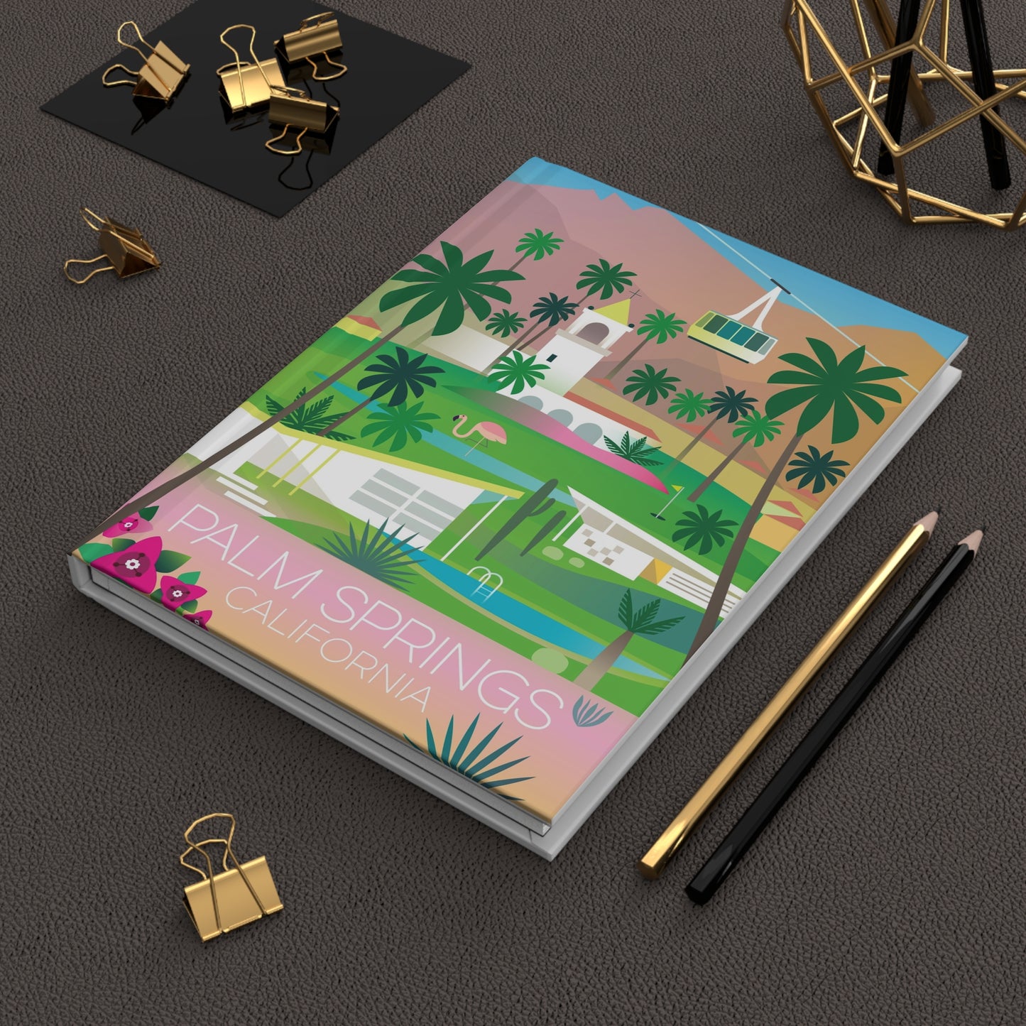 Palm Springs Hardcover Journal