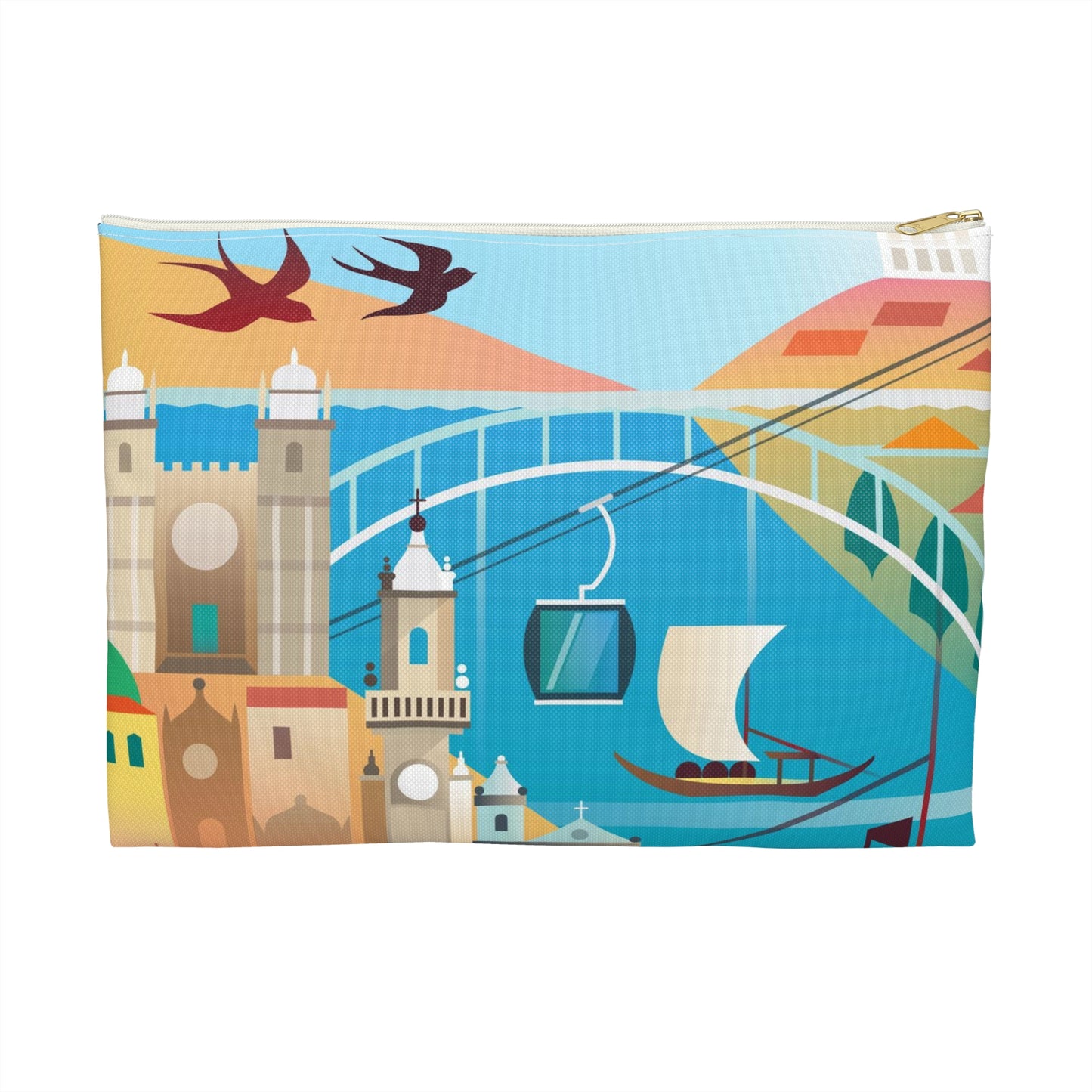 Pochette zippée Porto