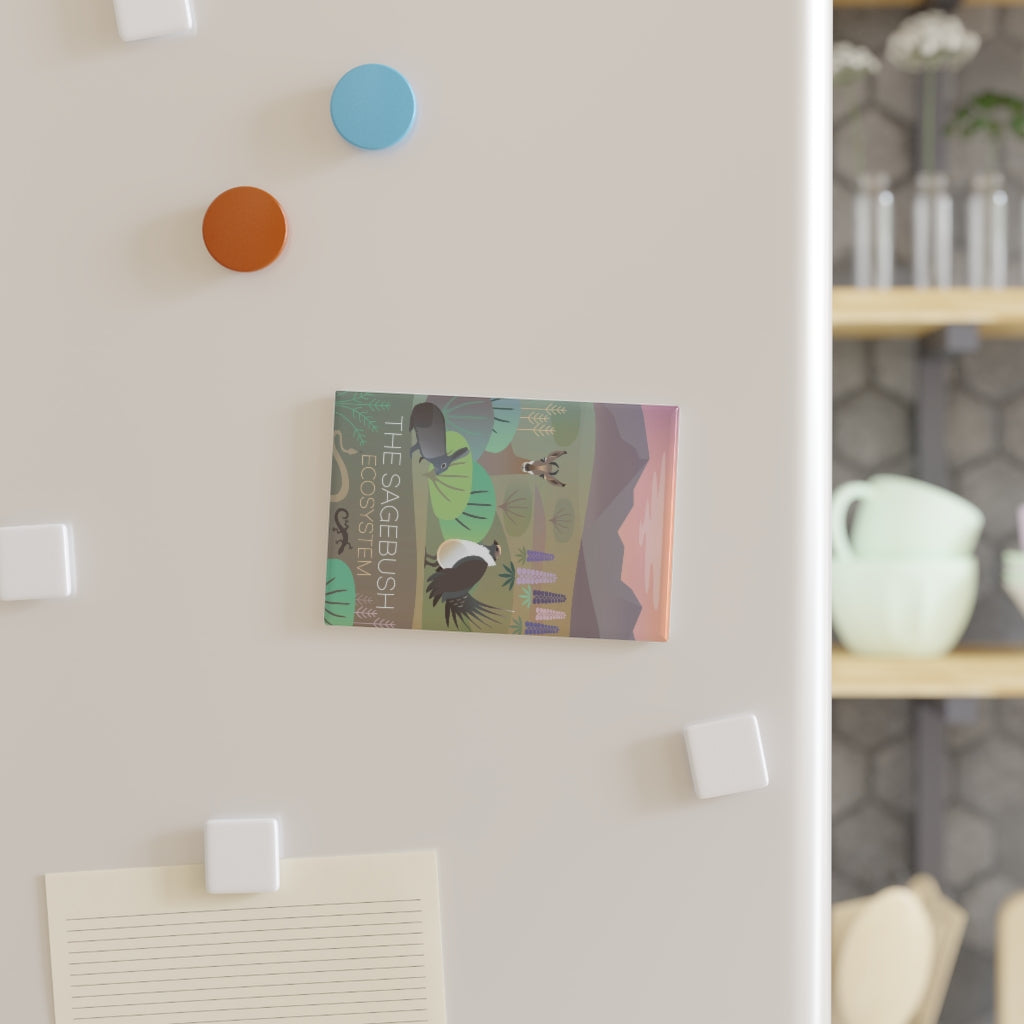 THE SAGEBRUSH ECO SYSTEM REFRIGERATOR MAGNET