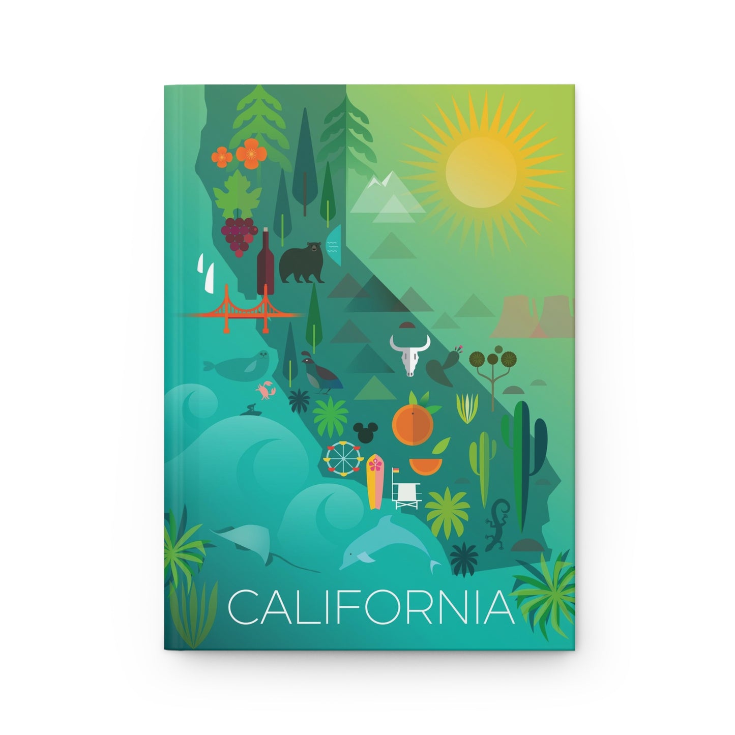 Californie Carnet cartonné