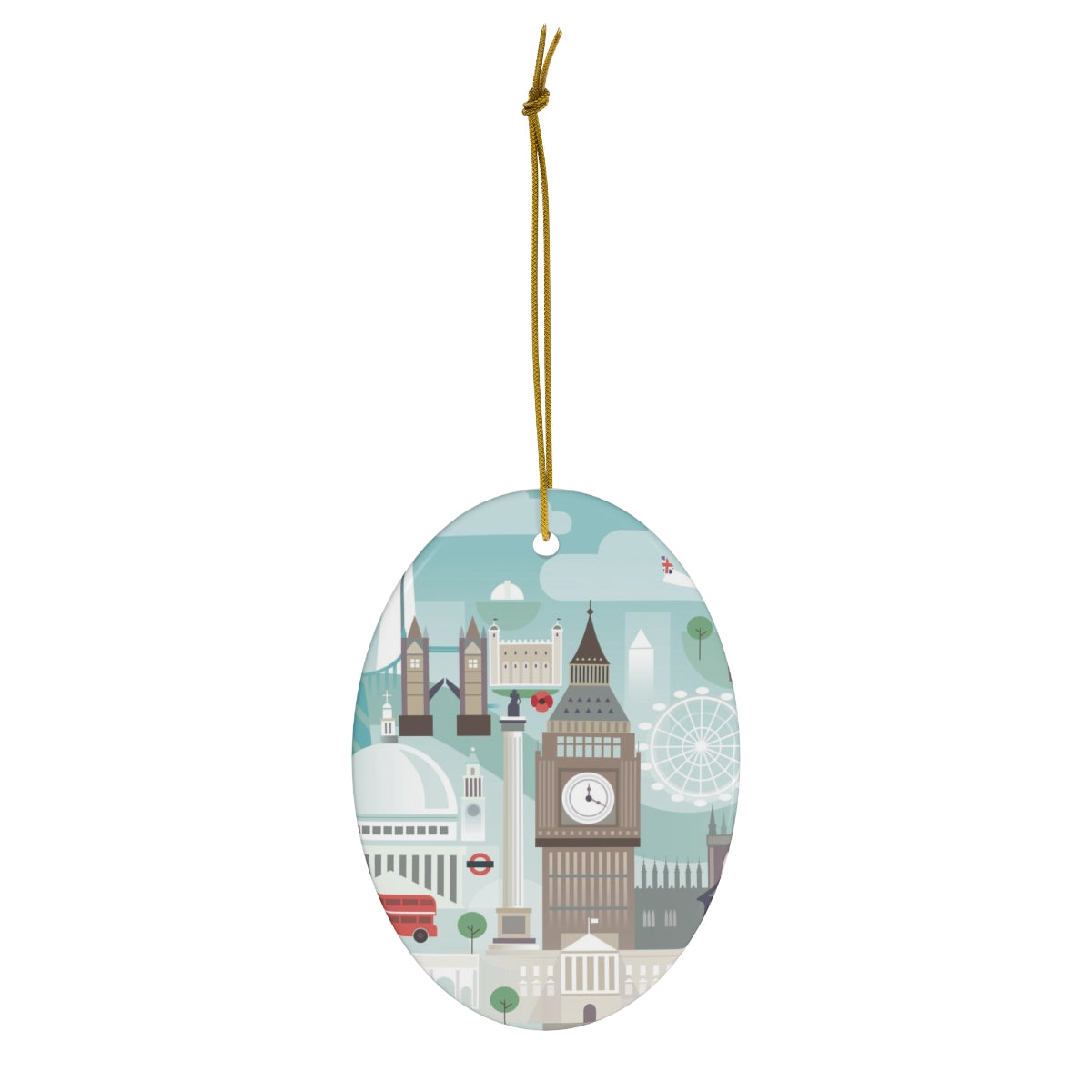 London Ceramic Ornament