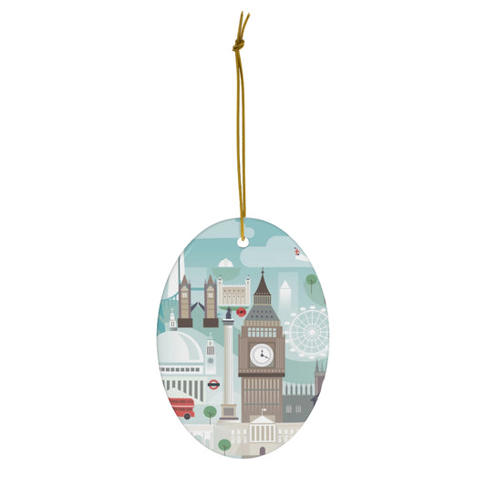 London Ceramic Ornament