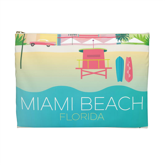Pochette zippée Miami Beach