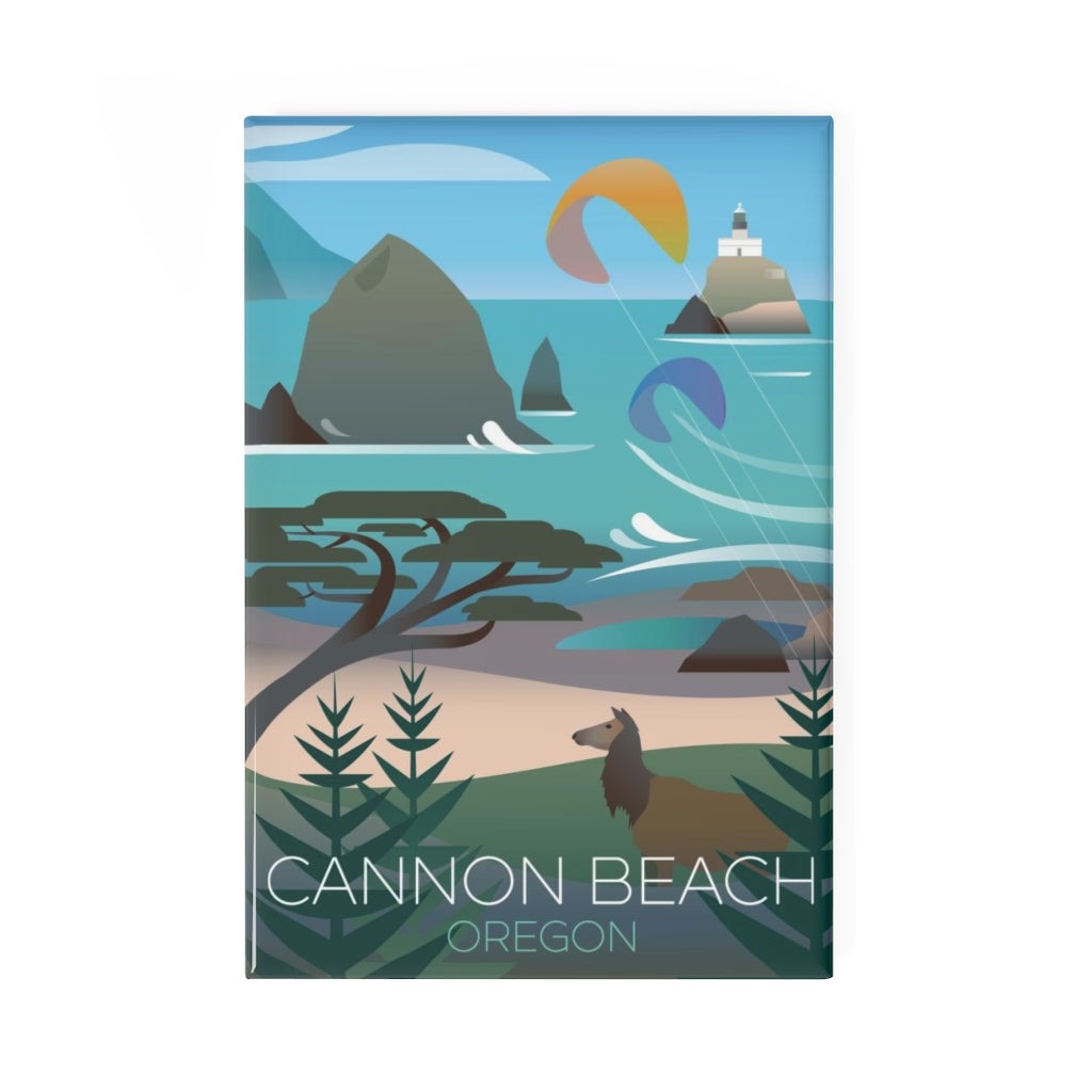 CANNON BEACH REFRIGERATOR MAGNET