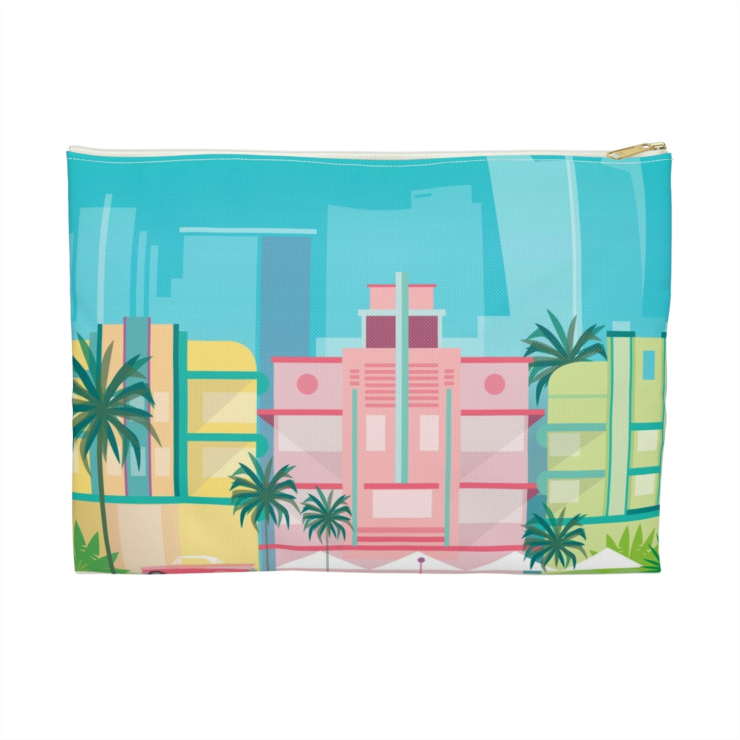 Miami Beach Zip Pouch