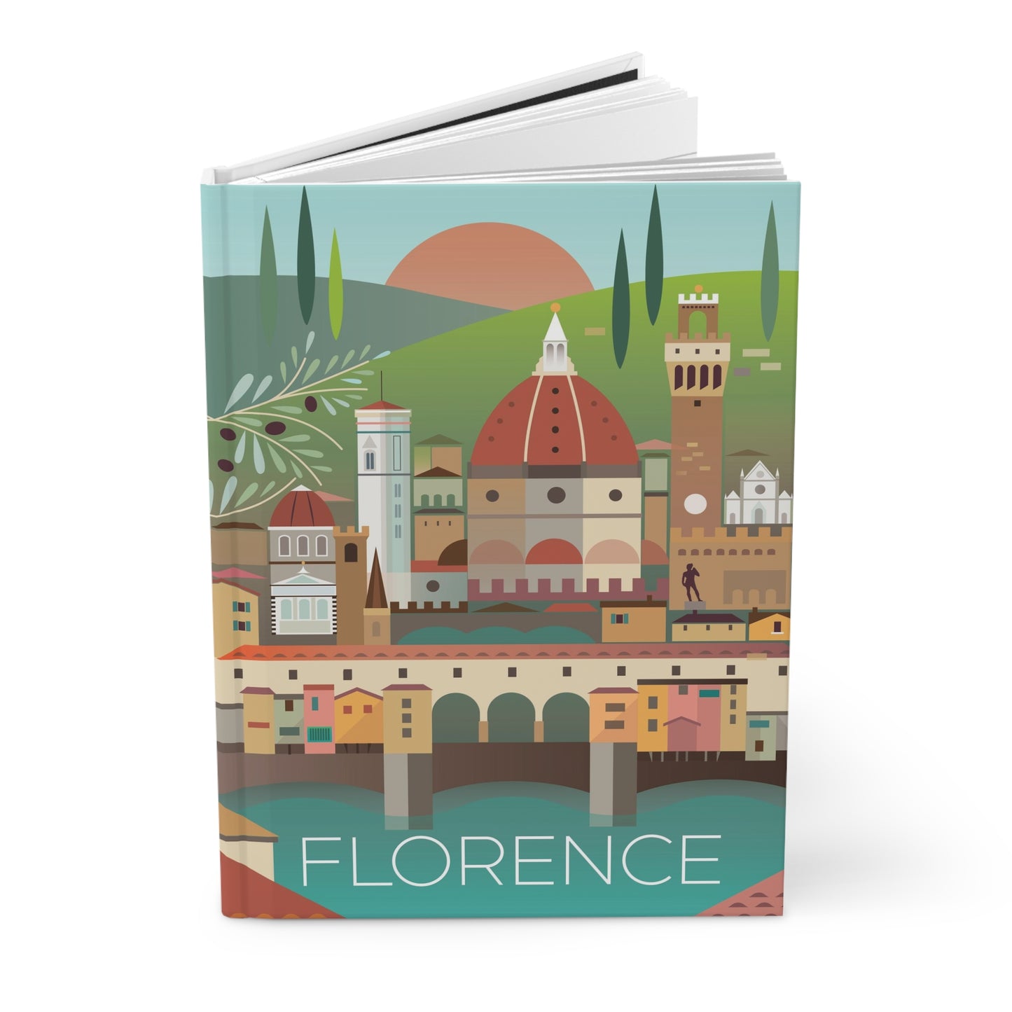 Florenz Hardcover-Tagebuch