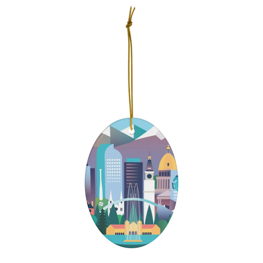 Denver Ceramic Ornament