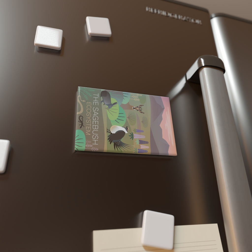 THE SAGEBRUSH ECO SYSTEM REFRIGERATOR MAGNET