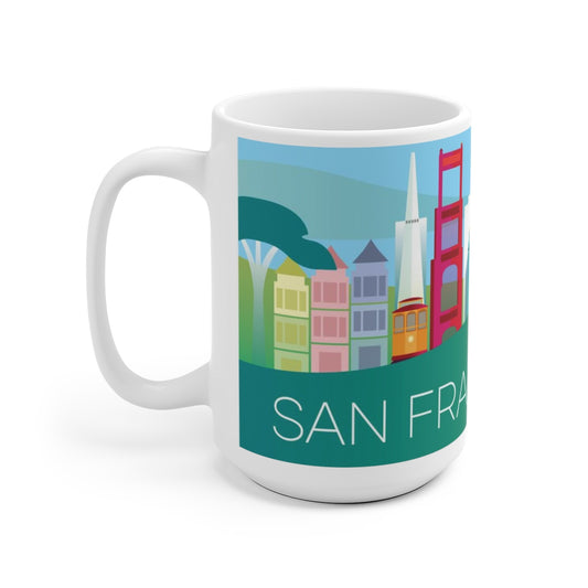 SAN FRANCISCO 11 OZ OR 15 OZ CERAMIC MUG