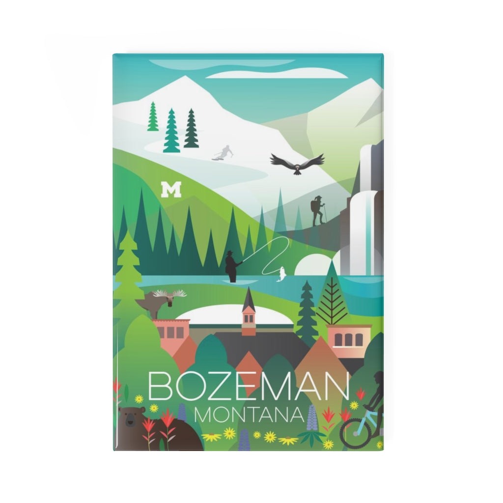 BOZEMAN REFRIGERATOR MAGNET