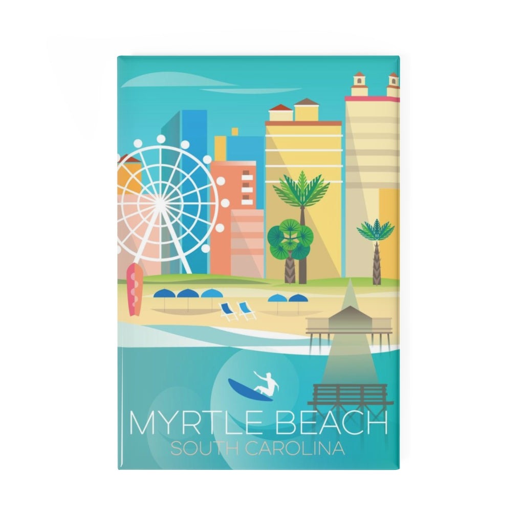 MYRTLE BEACH KÜHLSCHRANKMAGNET