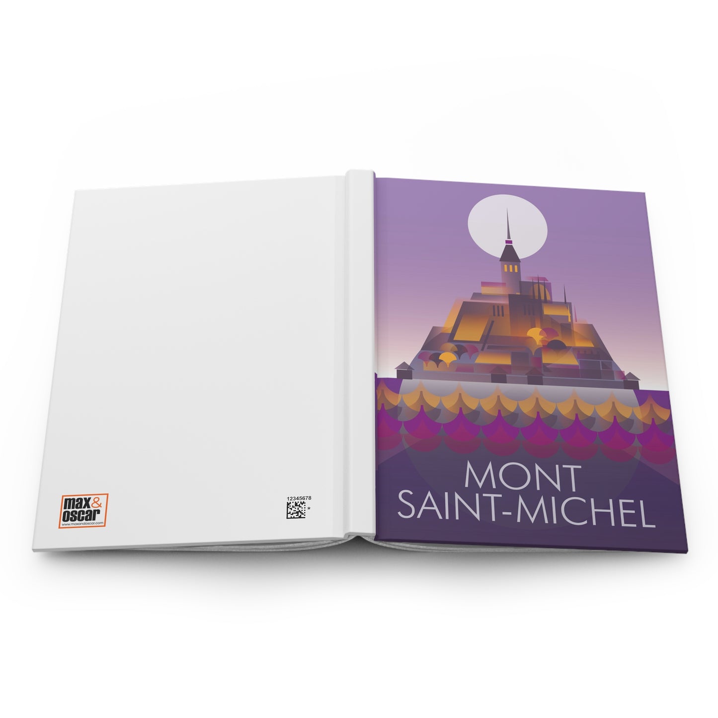 Mont Saint-Michel Hardcover Journal