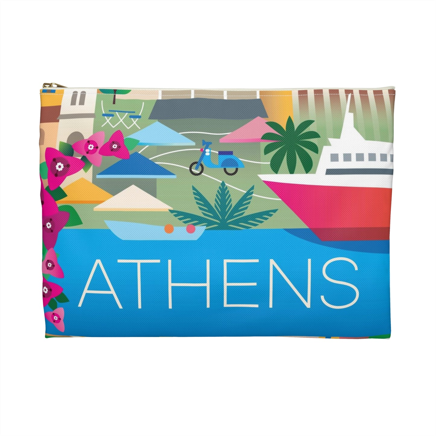 Pochette zippée Athènes