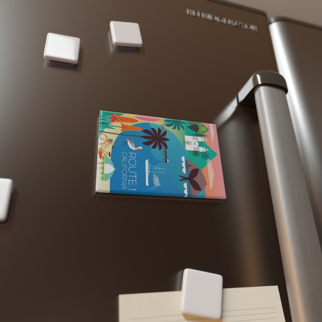 ROUTE 1 REFRIGERATOR MAGNET