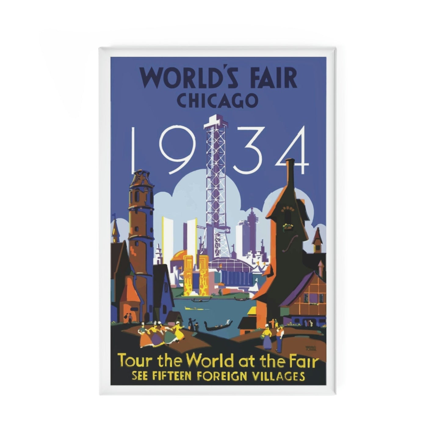 Chicago World's Fair 1934 Magnet