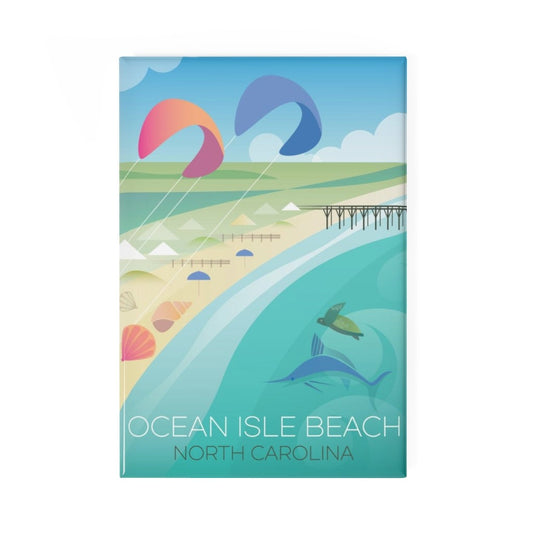 OCEAN ISLE REFRIGERATOR MAGNET