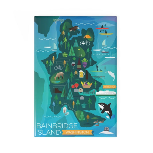 BAINBRIDGE ISLAND REFRIGERATOR MAGNET