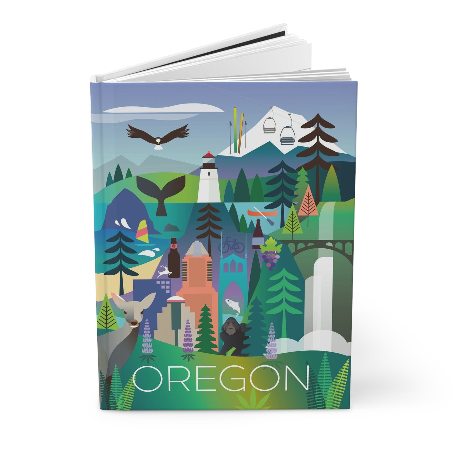Oregon Hardcover Journal