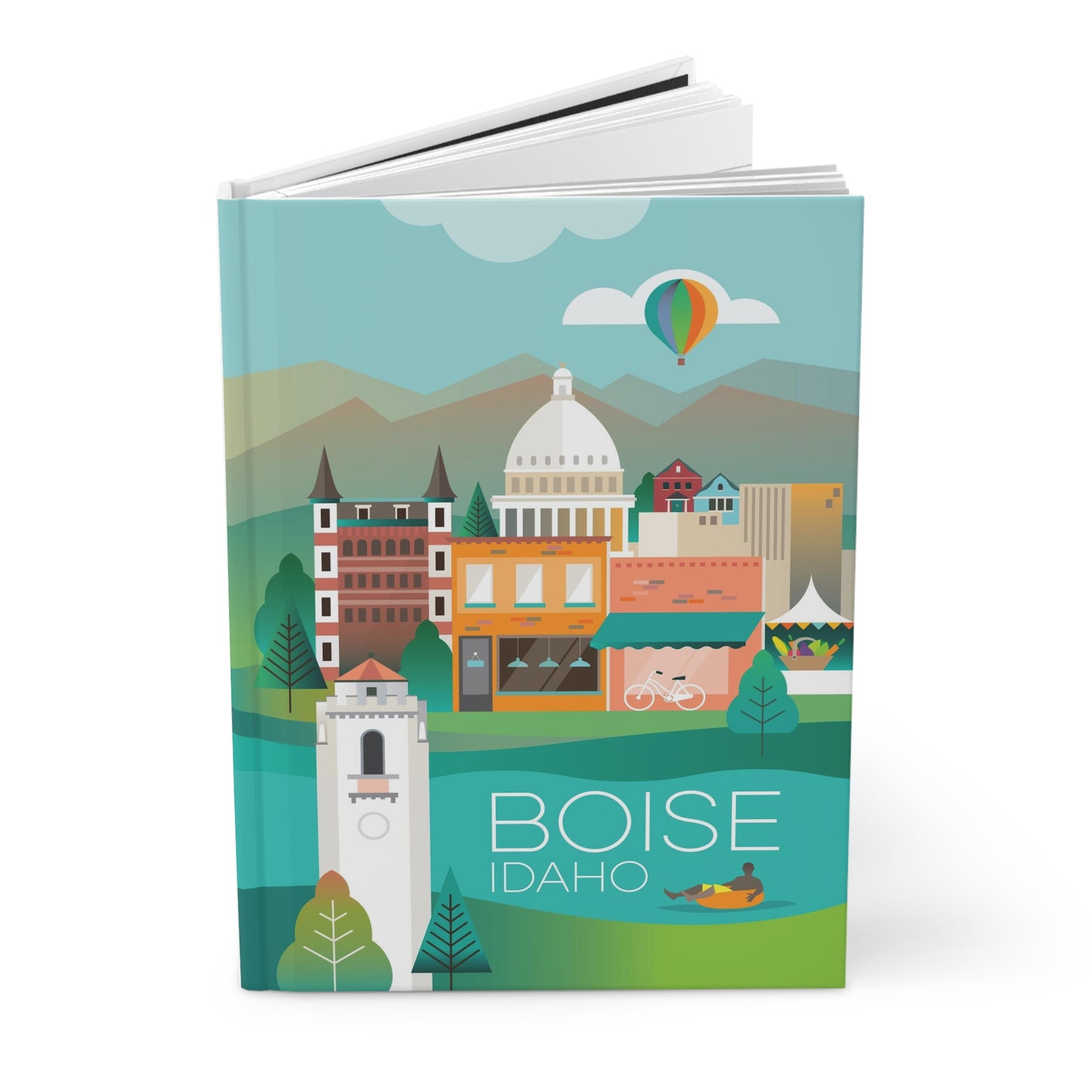 Boise Hardcover-Tagebuch
