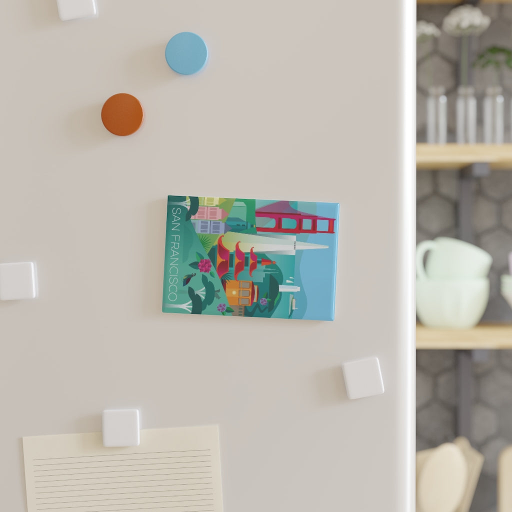 SAN FRANCISCO REFRIGERATOR MAGNET