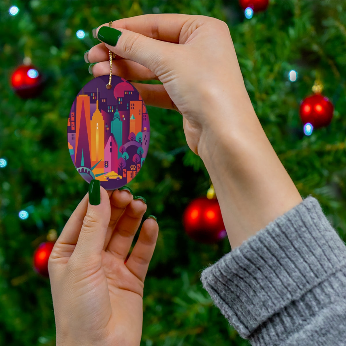 New York City Ceramic Ornament