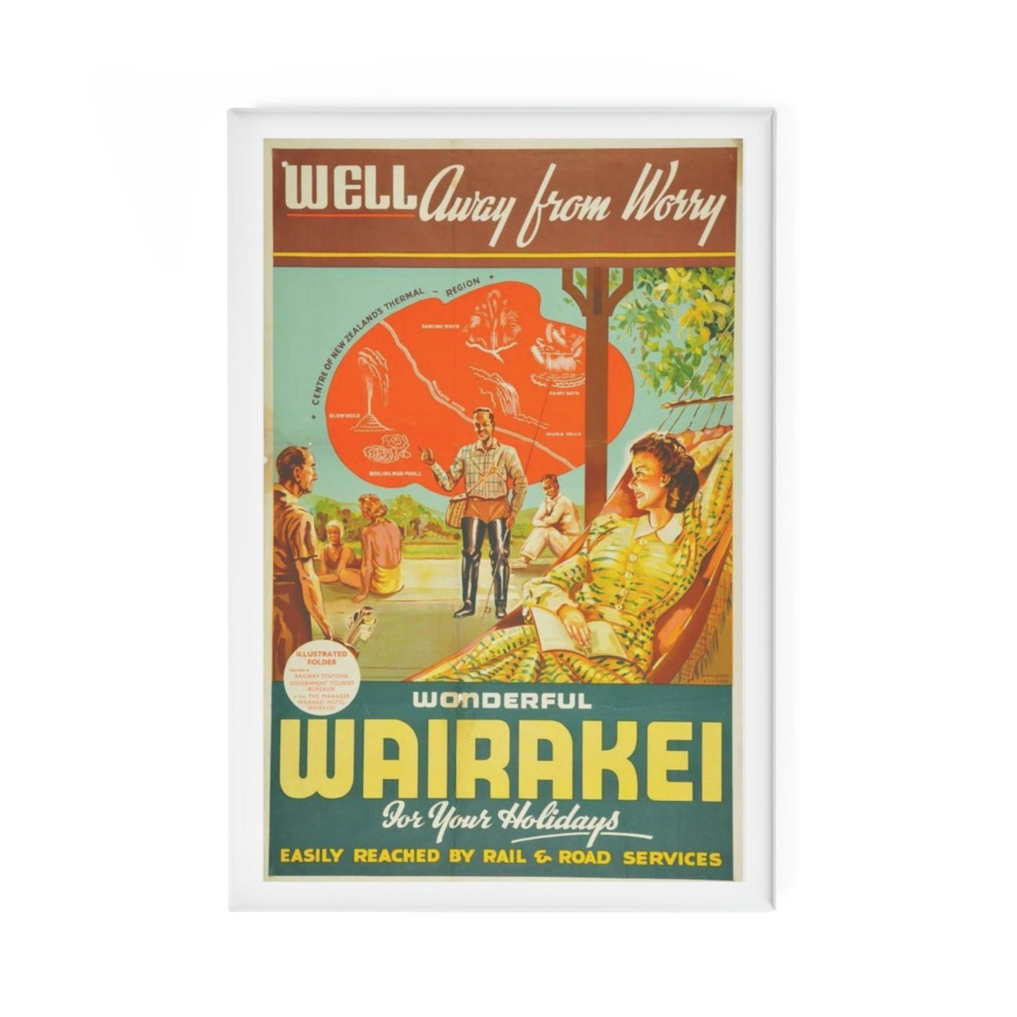 Wairakei Australian Rail Magnet