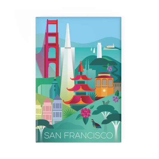 SAN FRANCISCO REFRIGERATOR MAGNET