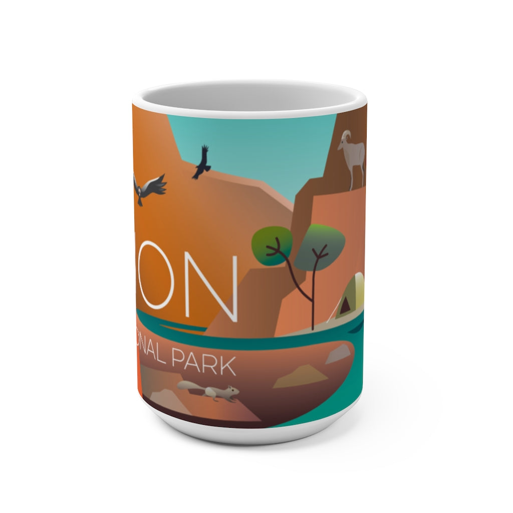 PARC NATIONAL DE ZION TASSE EN CÉRAMIQUE 11 OZ OU 15 OZ