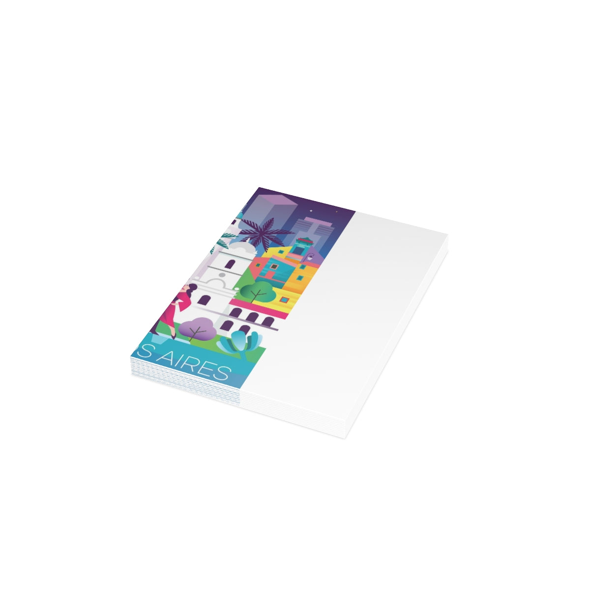 Buenos Aires Folded Matte Notecards + Envelopes (10pcs)