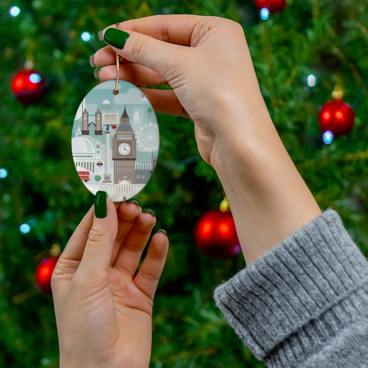 London Ceramic Ornament