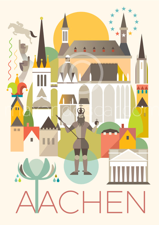 AACHEN POSTCARD