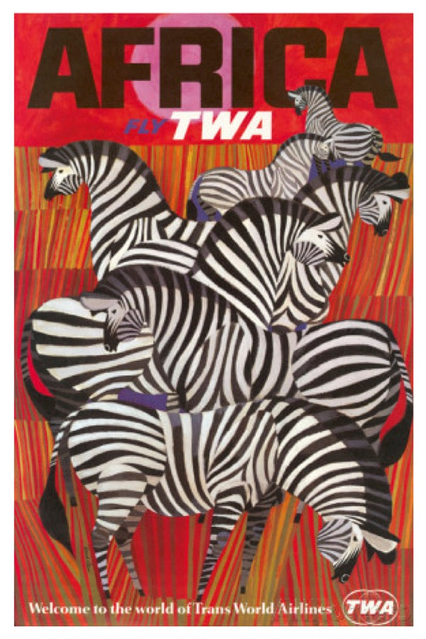 AFRICA TWA POSTAL CARD