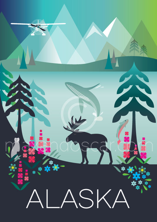 ALASKA POSTCARD