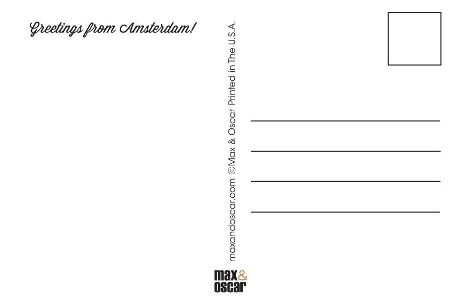 AMSTERDAM POSTCARD