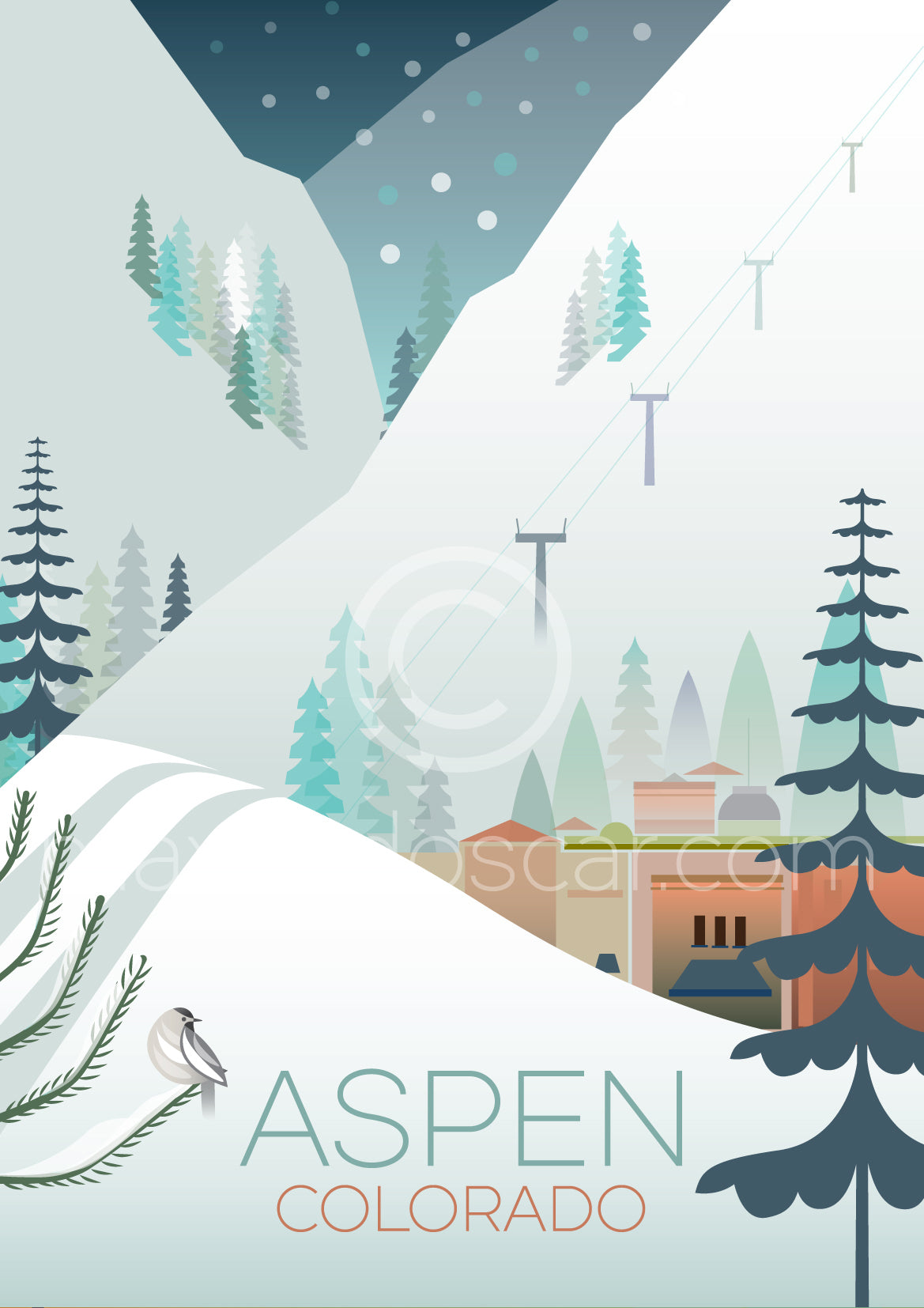 ASPEN POSTCARD