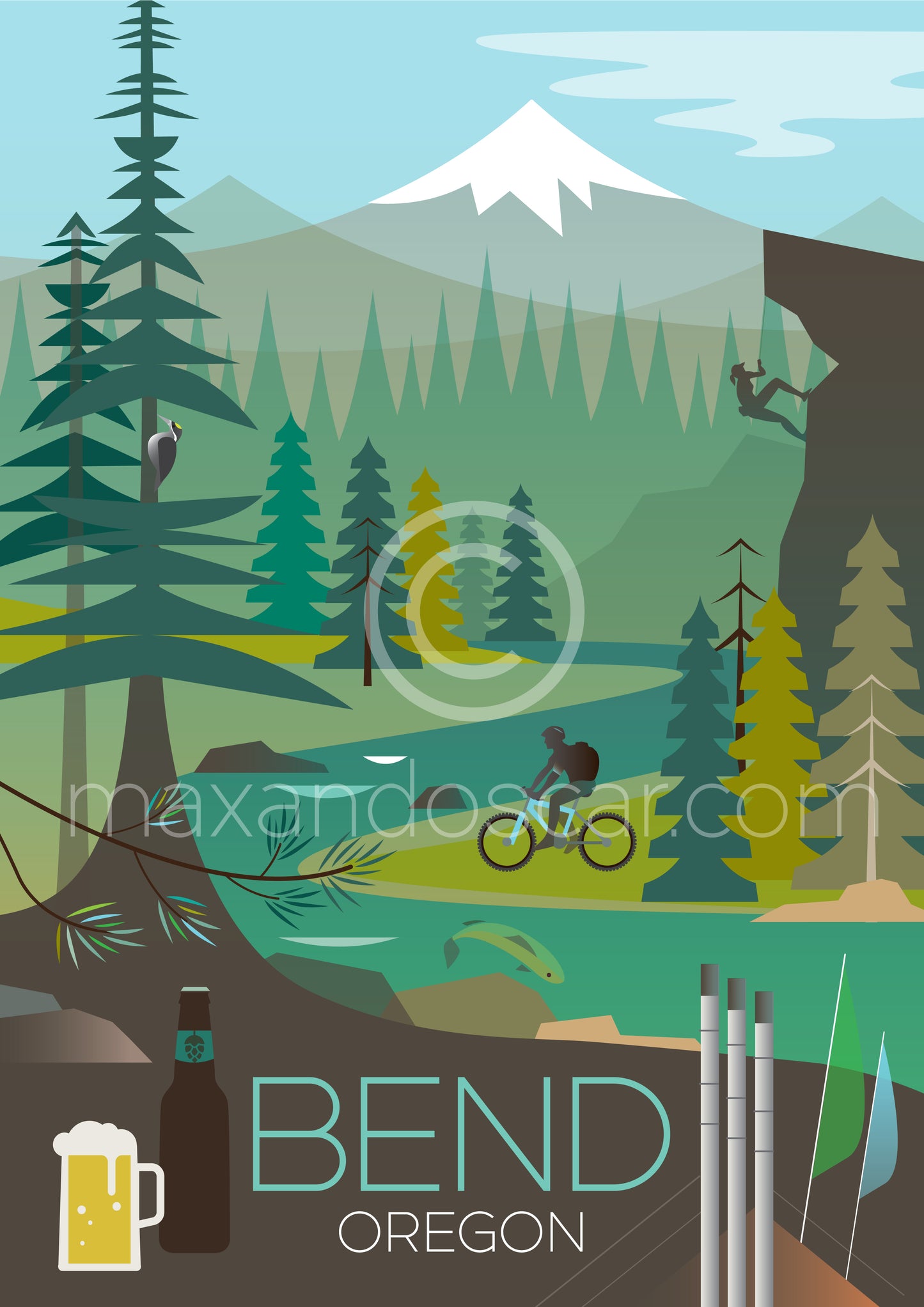 BEND POSTCARD