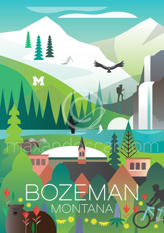 BOZEMAN POSTCARD