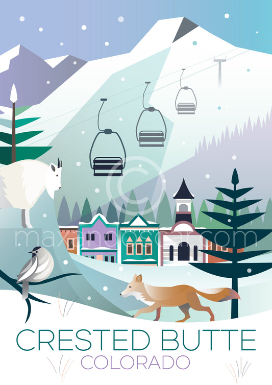 CRESTED BUTTE PRINT