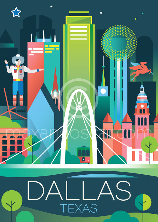 DALLAS POSTCARD