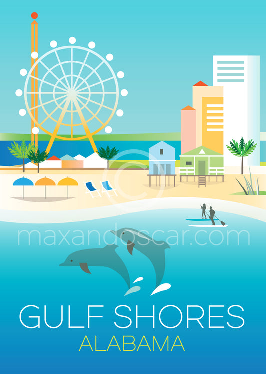 GULF SHORES PRINT