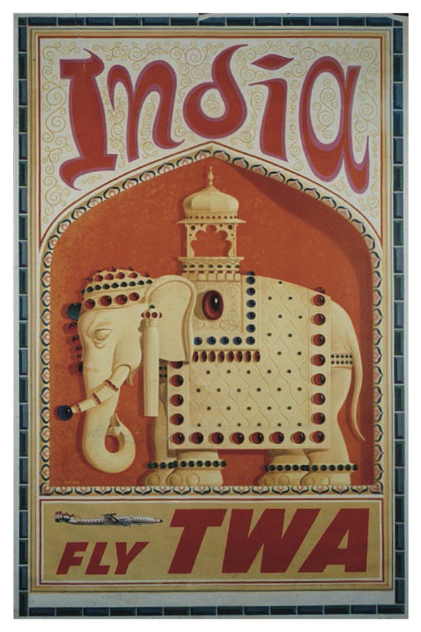 INDIA TWA POSTAL CARD