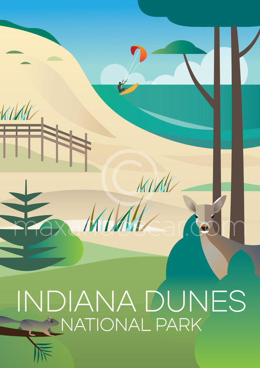 INDIANA DUNES NATIONAL PARK PRINT