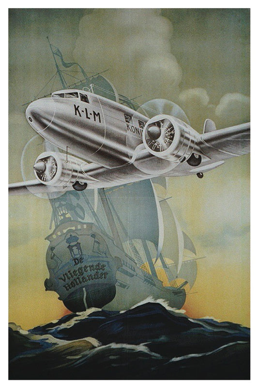 KLM POSTAL CARD